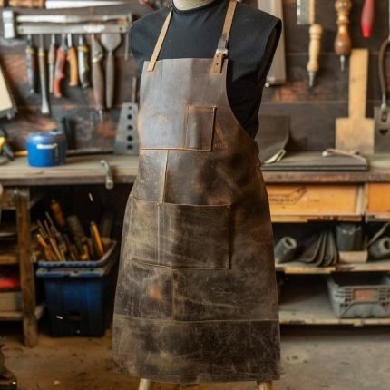IronShield Welders Cowhide Leather Apron