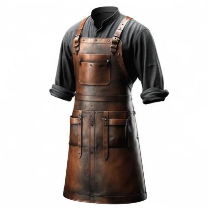 Legacy Edition Blacksmith Crazy Horse Brown Leather Apron