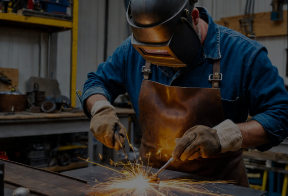 leather welding aprons