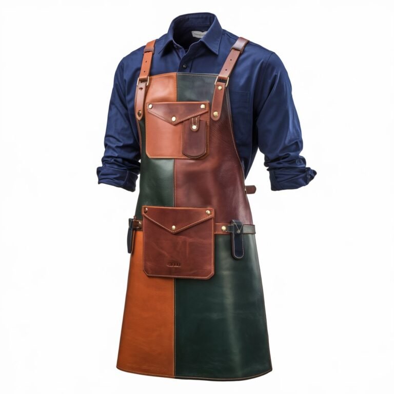 Vibrant Crazy Horse Leather Apron