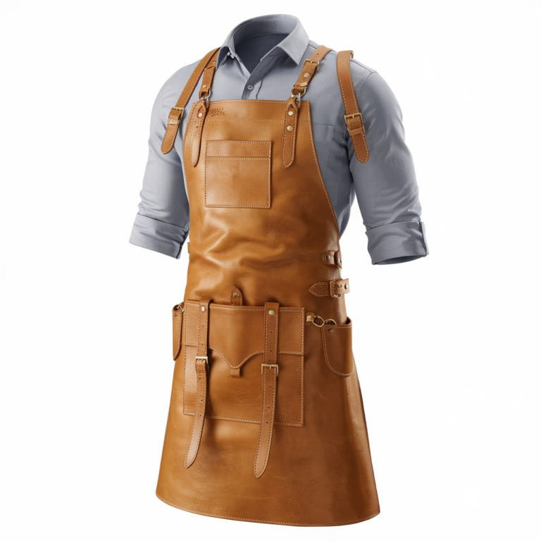 Iron Anvil Blacksmith Crazy Horse Leather Apron