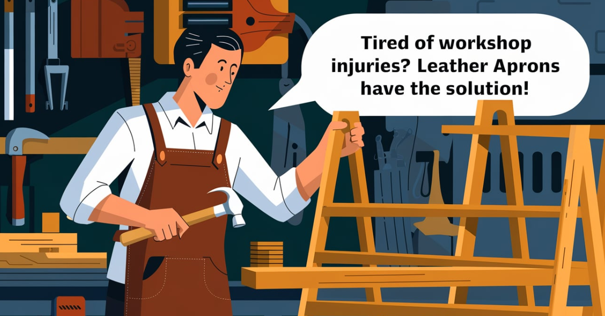 Tired of Workshop Injuries? Leather Aprons Have the Solution