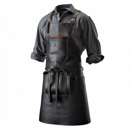 Vintage Style Blacksmith Crazy Horse Leather Apron