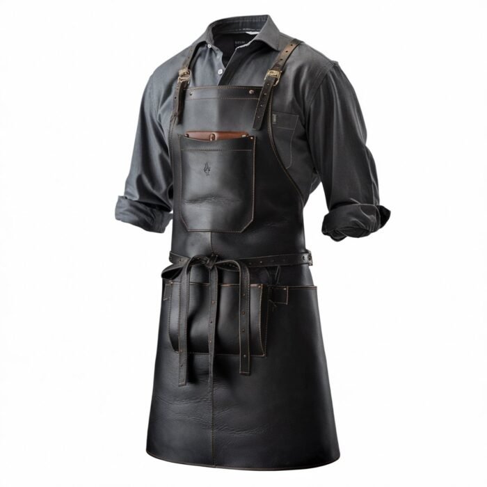 Vintage Style Blacksmith Crazy Horse Leather Apron