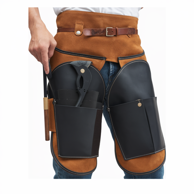 Heavy-Duty Suede Leather Farrier Apron
