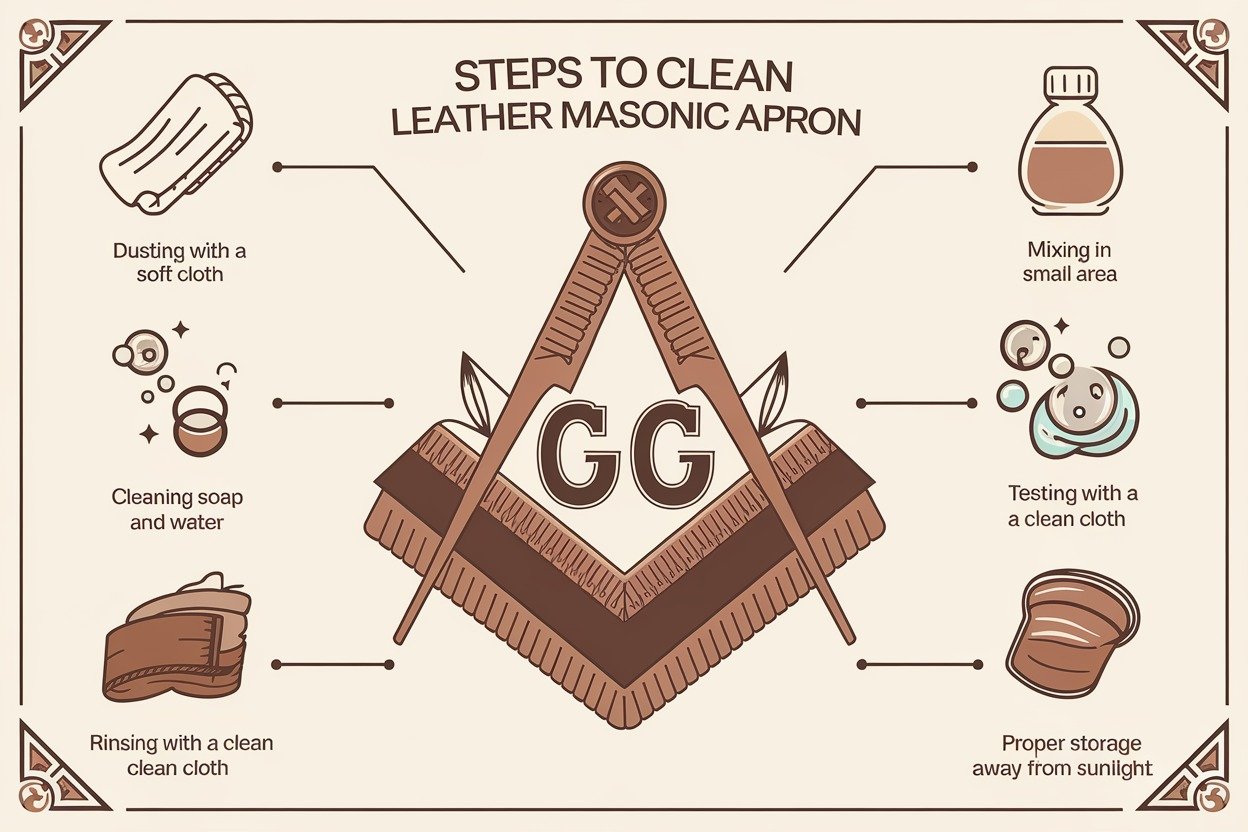 How to Properly Maintain a Leather Masonic Apron? 2 How to Properly Maintain a Leather Masonic Apron