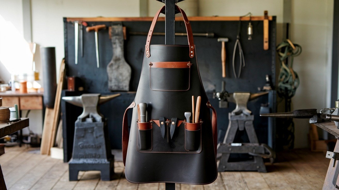 Style and Function in Blacksmith Leather Aprons 2 Style and Function in Blacksmith Leather Aprons