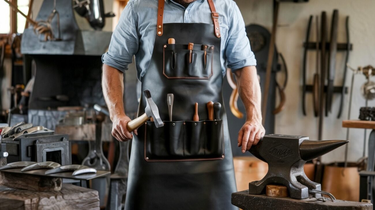 Style and Function in Blacksmith Leather Aprons