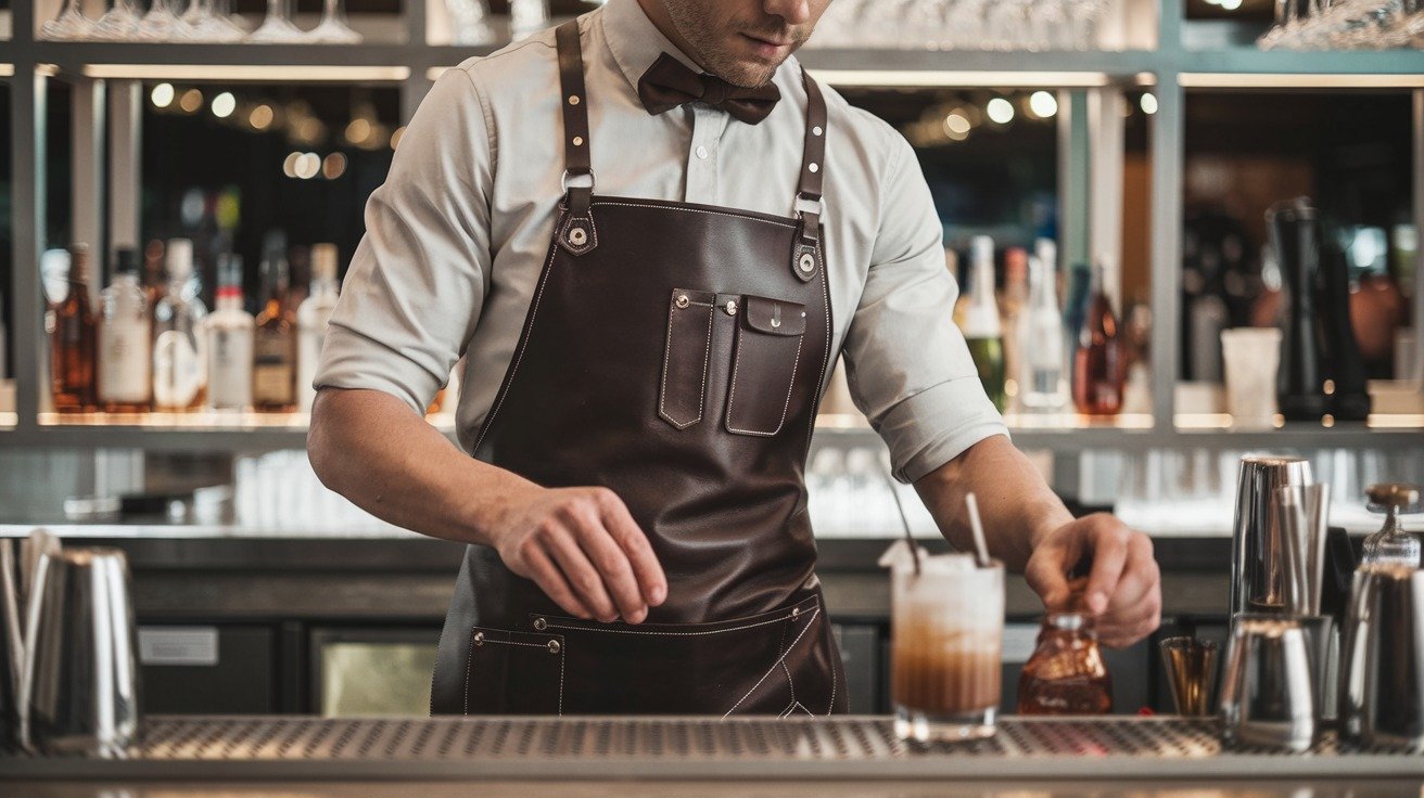 Bar Leather Aprons- Style, Service, and Strength 2 Bar Leather Aprons- Style, Service, and Strength