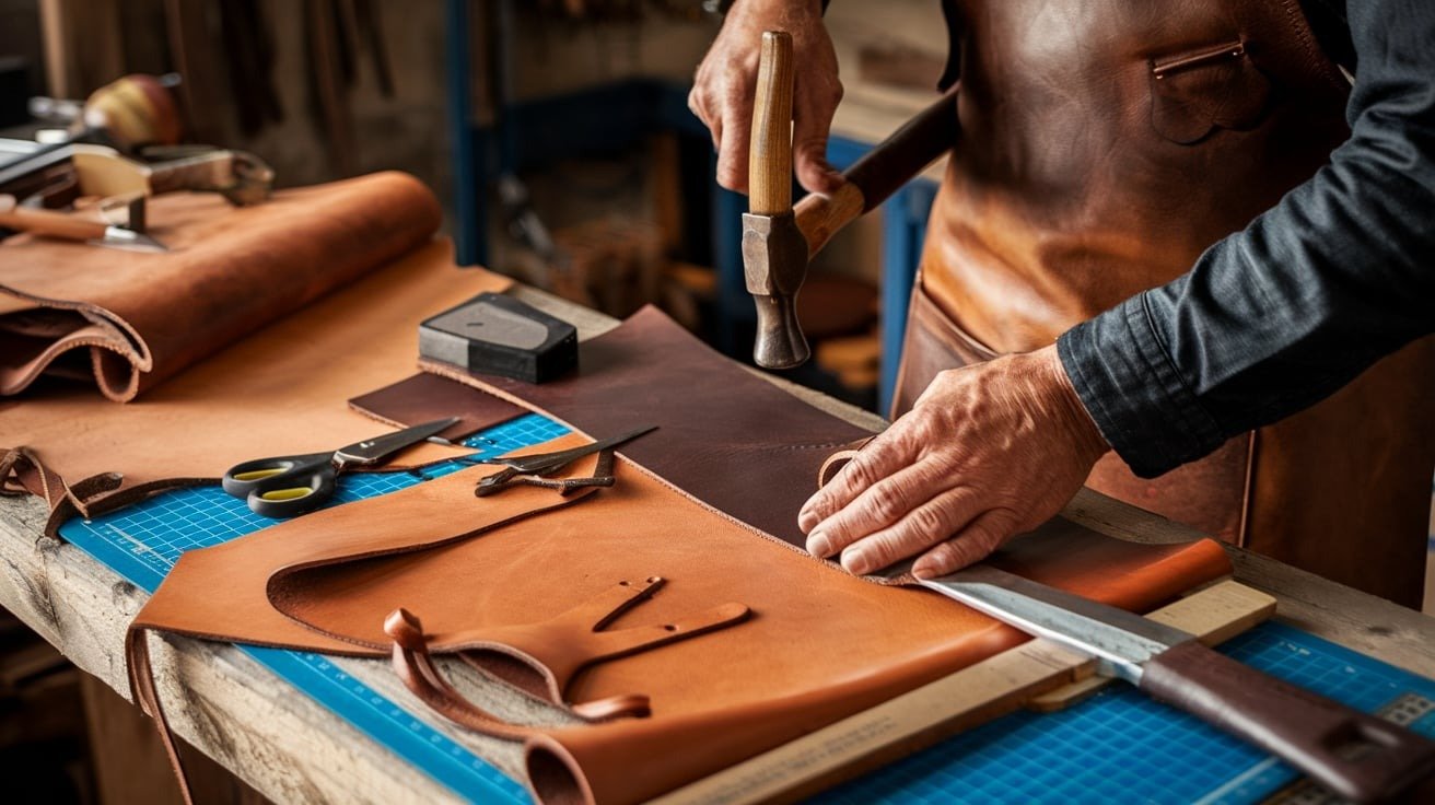 How to make a leather blacksmith apron? 2 how to make a leather blacksmith apron