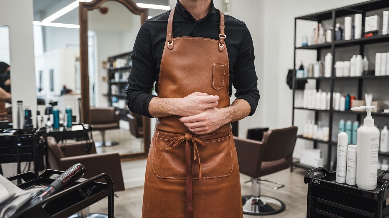 What to Look For in a Hairstylist Leather Apron? 1 What to Look For in a Hairstylist Leather Apron
