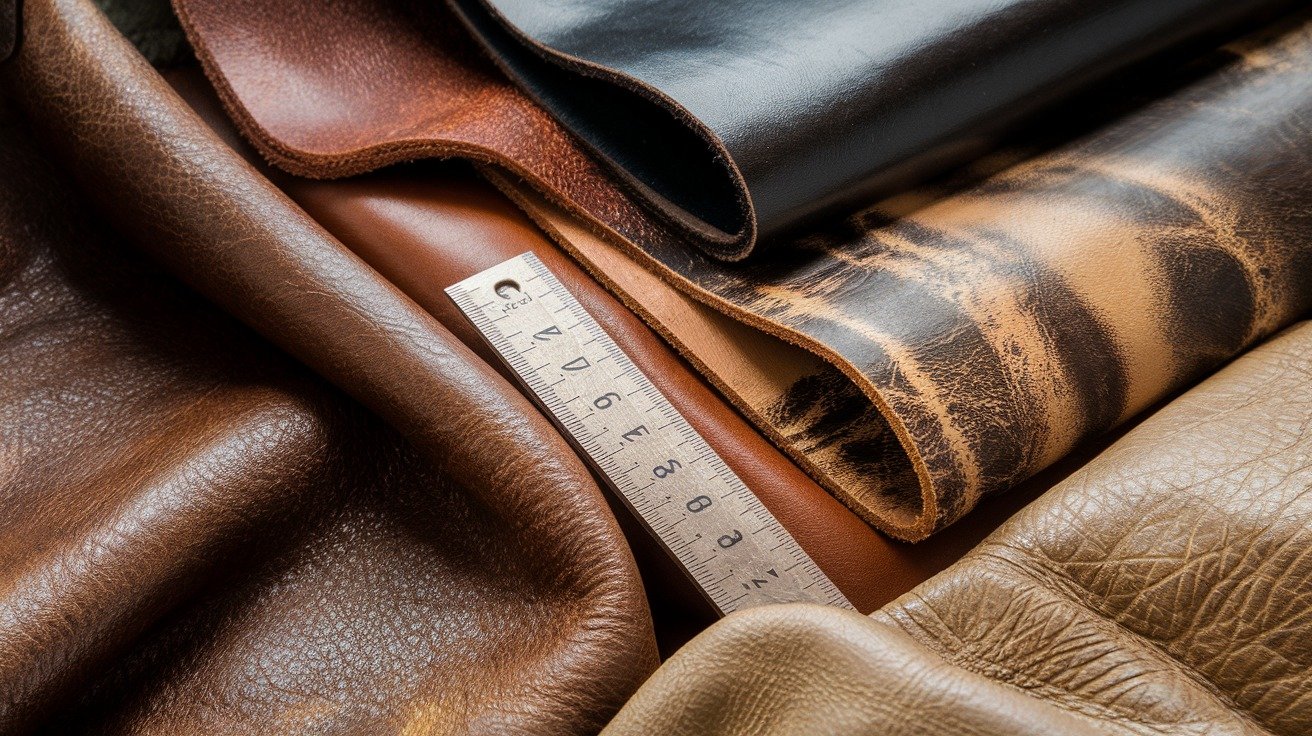 what weight leather for apron