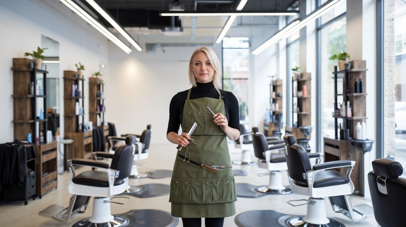 The Complete Guide to Female Barber Aprons - Fashion, Practicality, and Design 2 The Complete Guide to Female Barber Aprons: Fashion, Practicality, and Design