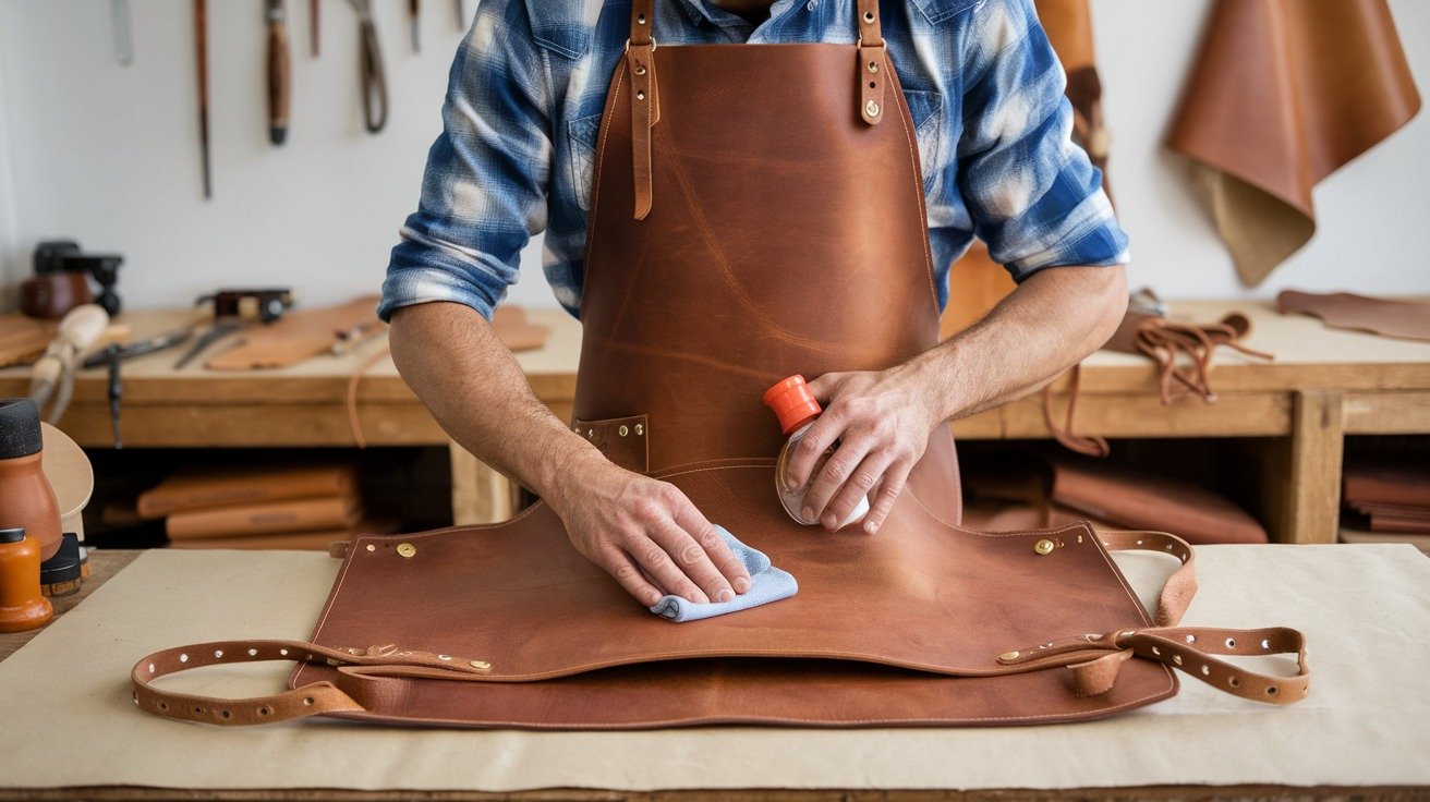 How to Clean a Leather Apron? Tips from Expert Leather Workers 3 How to Clean a Leather Apron? Tips from Expert Leather Workers:
