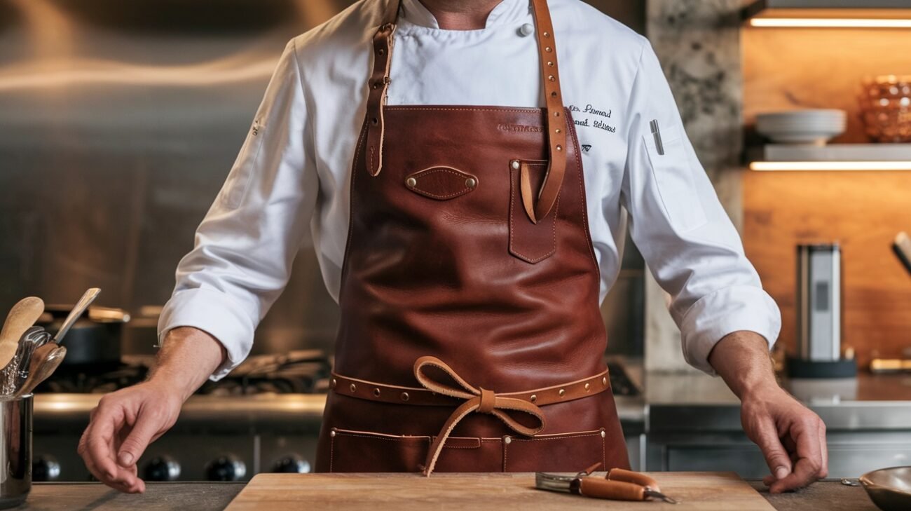 Why You Should Choose a Designer Leather Apron?