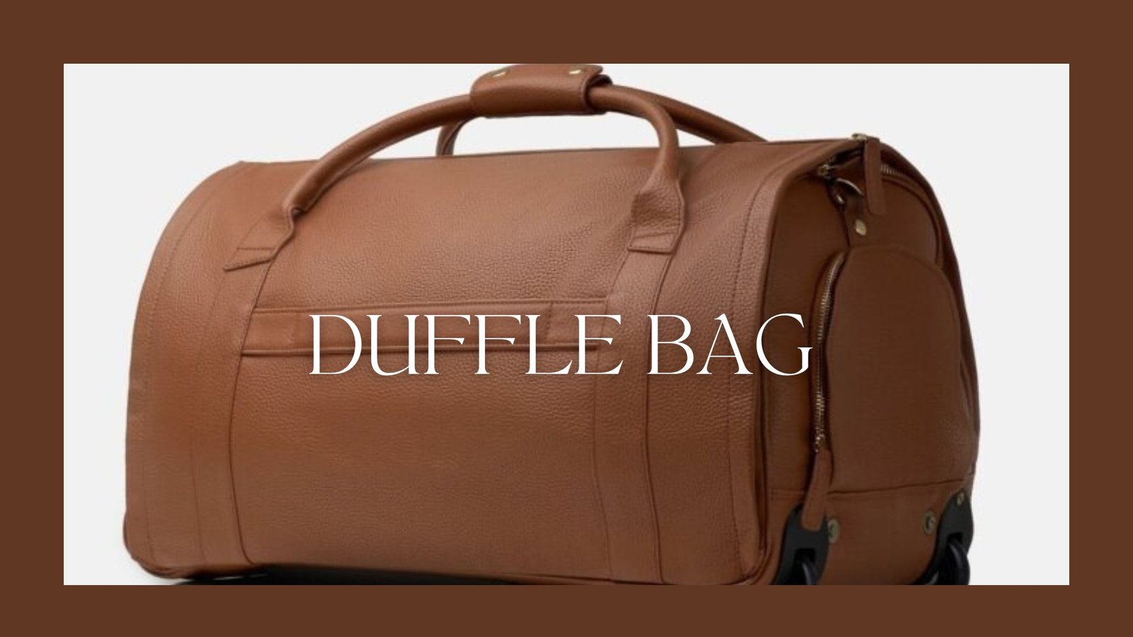 NOVA Convertible Leather Duffle Bag - A Stylish, Durable, and Versatile Essential 3 Apron Vogue NOVA Convertible Real Leather Duffle Bag – Regular
