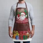 Tinsel Touch Brown Crazy Horse Leather Apron