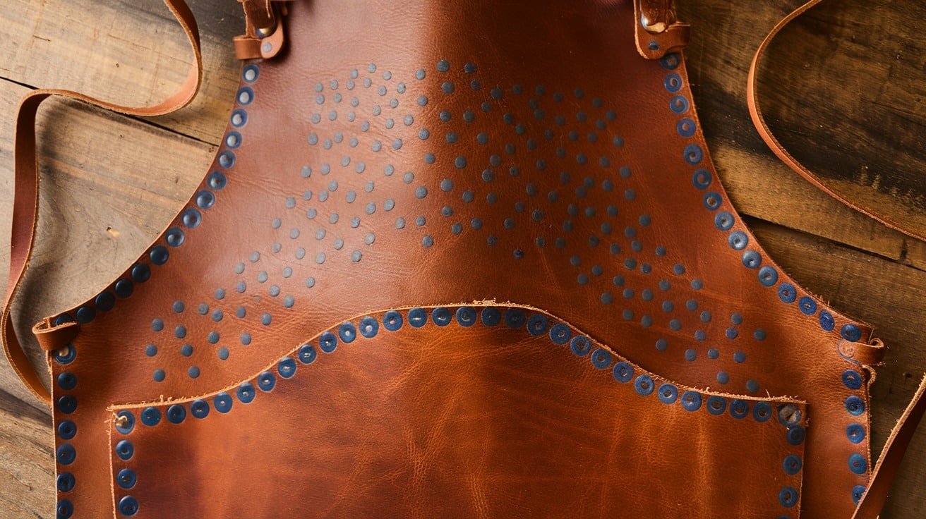 Mastering Edge Painting on Leather Aprons 1 Mastering Edge Painting on Leather Aprons