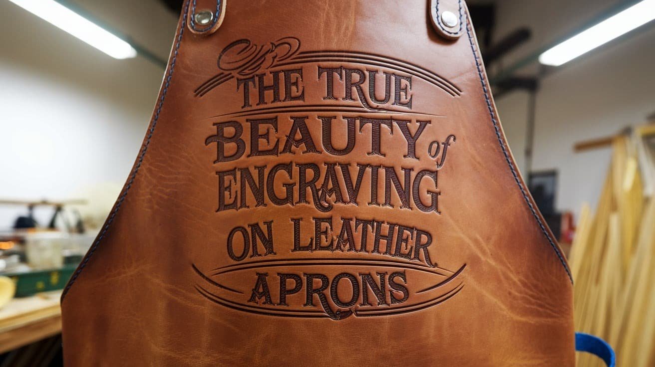 The True Beauty of Laser Engraving on Leather Aprons 2 The True Beauty of Laser Engraving on Leather Aprons