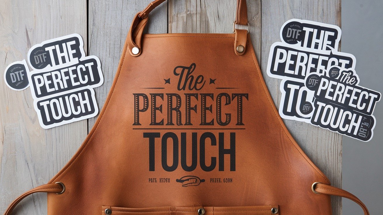 The Perfect Touch - DTF Stickers Printing on Leather Aprons 2 The Perfect Touch: DTF Stickers Printing on Leather Aprons