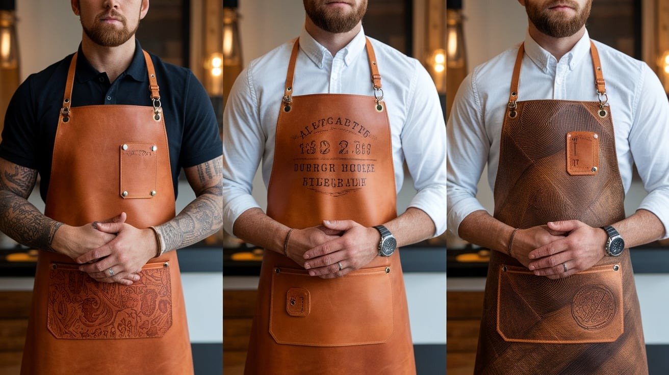 Crafting Perfection - Personalized Designs on Leather Aprons 3 Crafting Perfection: Personalized Designs on Leather Aprons