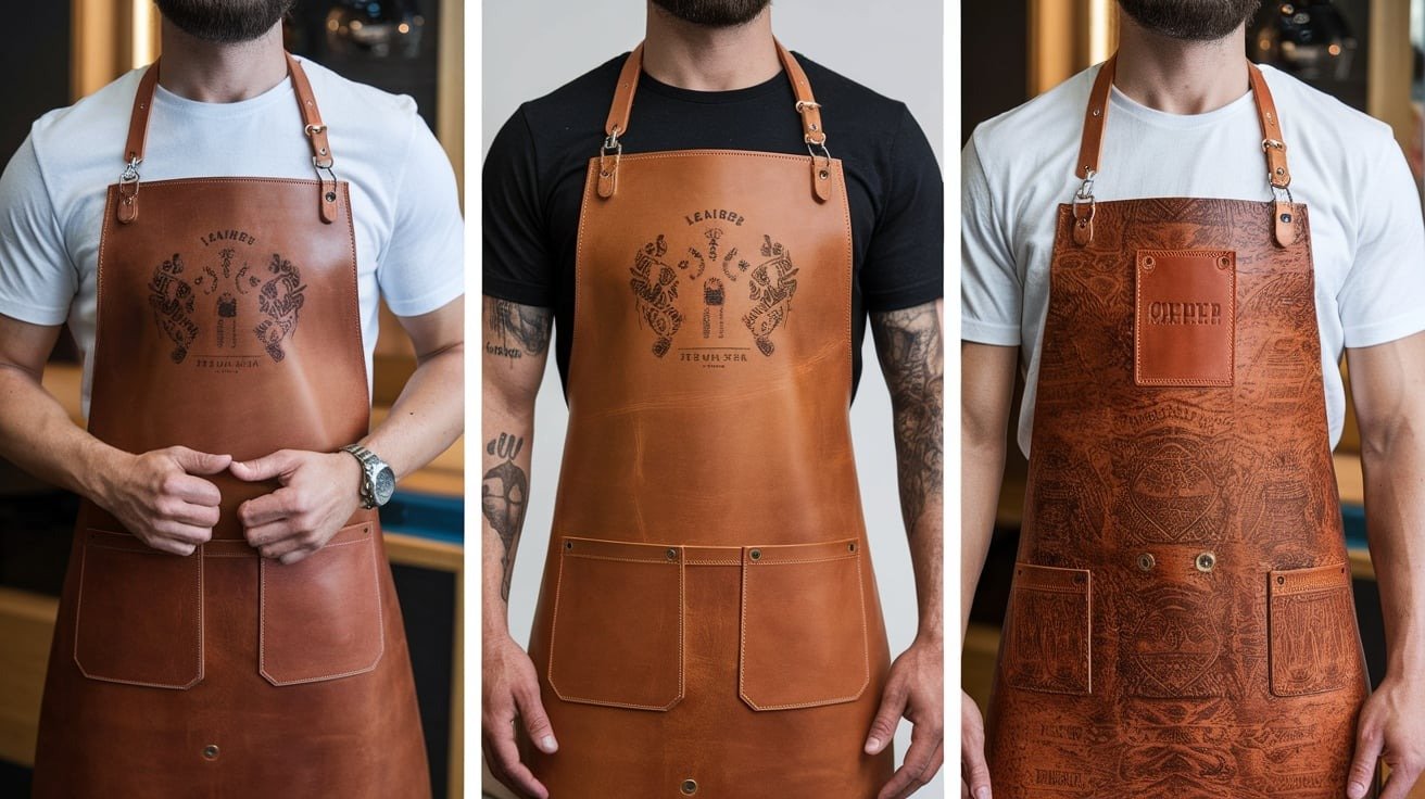Crafting Perfection - Personalized Designs on Leather Aprons 2 Crafting Perfection: Personalized Designs on Leather Aprons