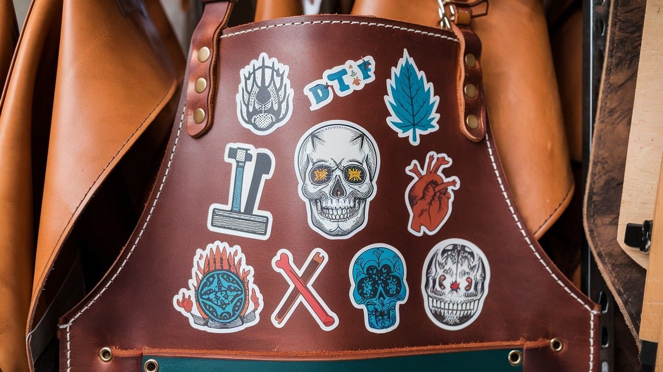 The Perfect Touch - DTF Stickers Printing on Leather Aprons 3 The Perfect Touch: DTF Stickers Printing on Leather Aprons