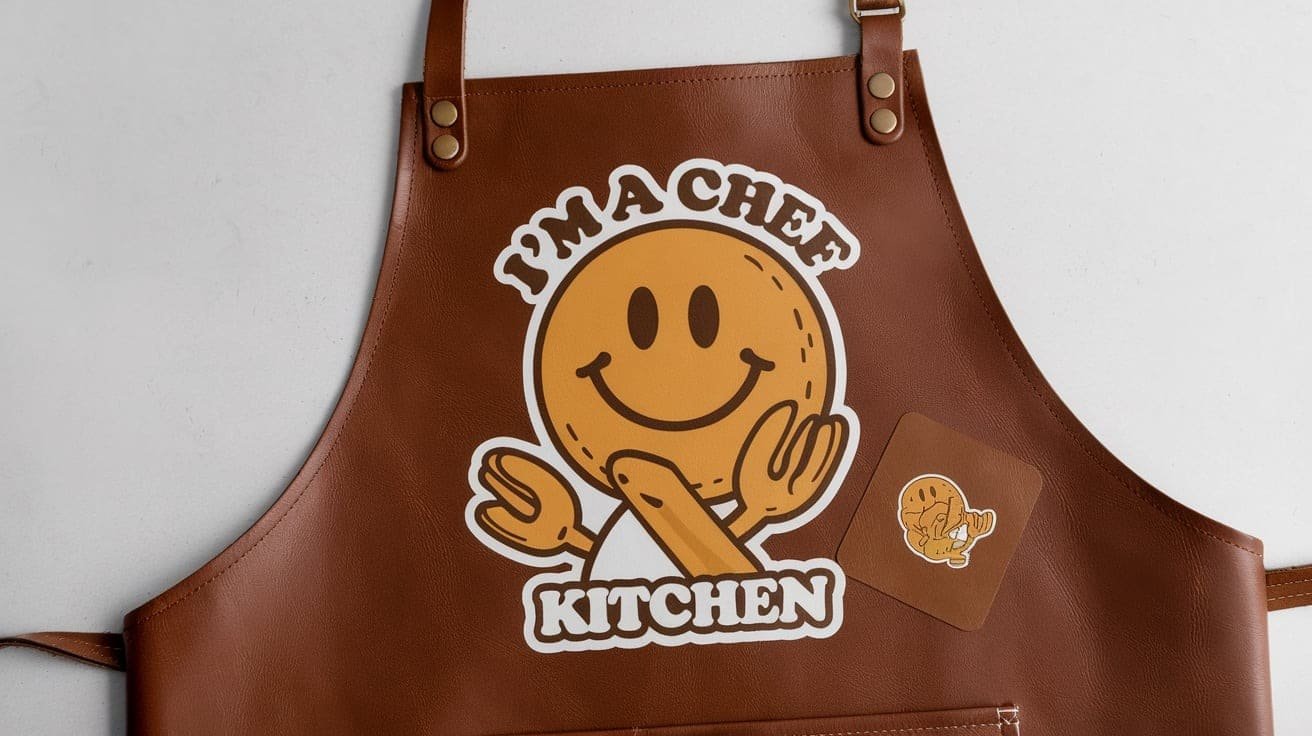 The Perfect Touch - DTF Stickers Printing on Leather Aprons 1 The Perfect Touch: DTF Stickers Printing on Leather Aprons