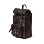 15 Leather Rolltop Backpack for Men-Premium Travel & Laptop Bag2