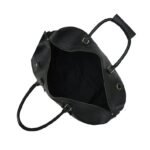 Black Leather 40L Duffle Bag-Custom Weekender Carry-On-Perfect Gift for Him - Image 3