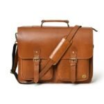 Christmas Gifts for Men-Handmade Leather Laptop Bag & Briefcase