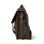 Custom 15” Leather Laptop Messenger Bag