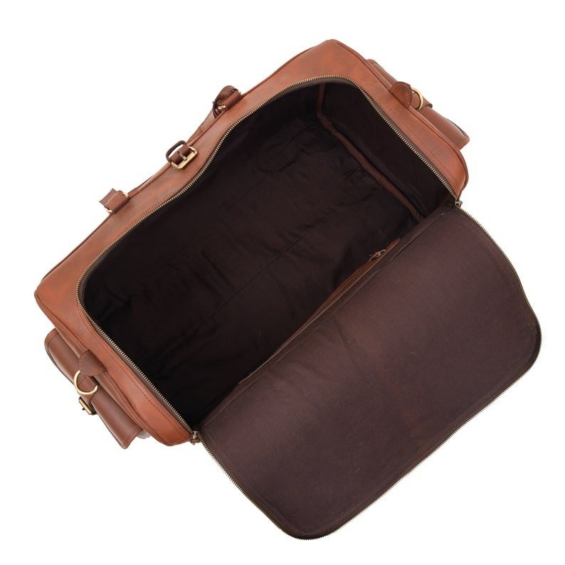 Custom Leather Duffle Bag-Ideal Father's Day Gift1 Custom Leather Duffle Bag-Ideal Father's Day Gift