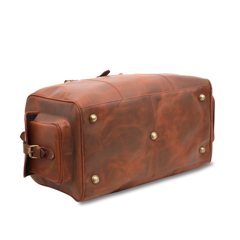 Custom Leather Duffle Bag-Ideal Father's Day Gift8 Custom Leather Duffle Bag-Ideal Father's Day Gift
