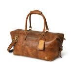 Custom Leather Duffle Bag-Perfect Weekend Travel & Gym for Men