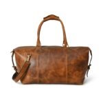 Custom Leather Duffle Bag-Perfect Weekend Travel & Gym for Men