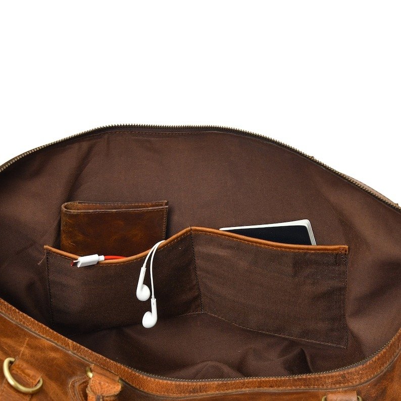 Custom Leather Duffle Bag-Perfect Weekend Travel & Gym for Men6 Custom Leather Duffle Bag-Perfect Weekend Travel & Gym for Men