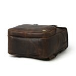 Custom Monogram Leather Backpack-Handmade Laptop Bag for Men & Women - Image 2