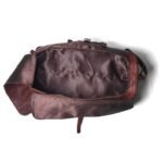 Full Grain Leather Duffel Bag–Custom Monogrammed Weekender & Valentine's Day Gift
