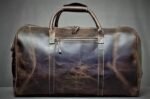 Full Grain Leather Travel Duffle Bag