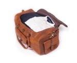 Leather Duffle Bag for Men-Perfect Holiday & Travel Companion