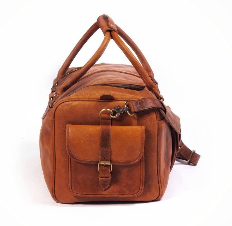 Leather Duffle Bag for Men-Perfect Holiday & Travel Companion4 Leather Duffle Bag for Men-Perfect Holiday & Travel Companion