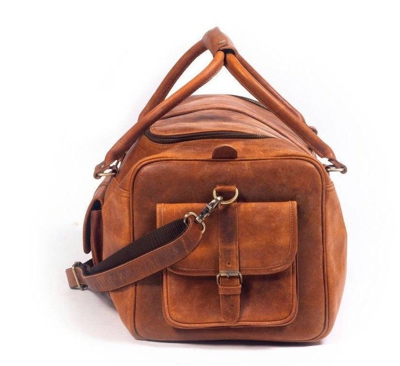 Leather Duffle Bag for Men-Perfect Holiday & Travel Companion5 Leather Duffle Bag for Men-Perfect Holiday & Travel Companion