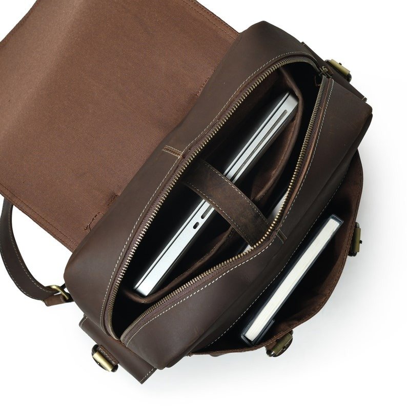 Leather Laptop Backpack-Personalized Rucksack for Her-Handmade Brown Travel Bag5 Leather Laptop Backpack-Personalized Rucksack for Her-Handmade Brown Travel Bag
