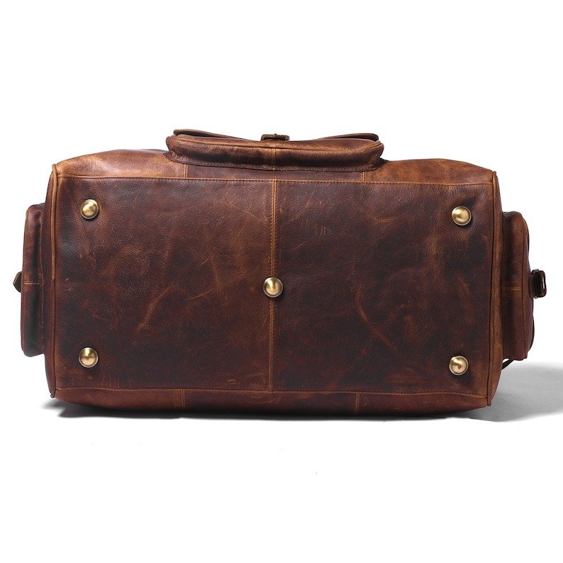 Leather Travel Duffel Bag-Brown Vintage Leather Weekender-Perfect Personalized Valentine’s Gift2 Leather Travel Duffel Bag-Brown Vintage Leather Weekender-Perfect Personalized Valentine’s Gift