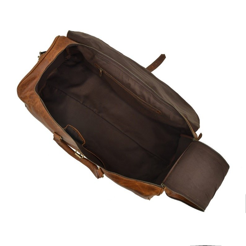 Leather Weekend Bag-Custom Large Duffle for Men’s Travel & Vacations5 Leather Weekend Custom Large Duffle Bag for Men’s Travel & Vacations