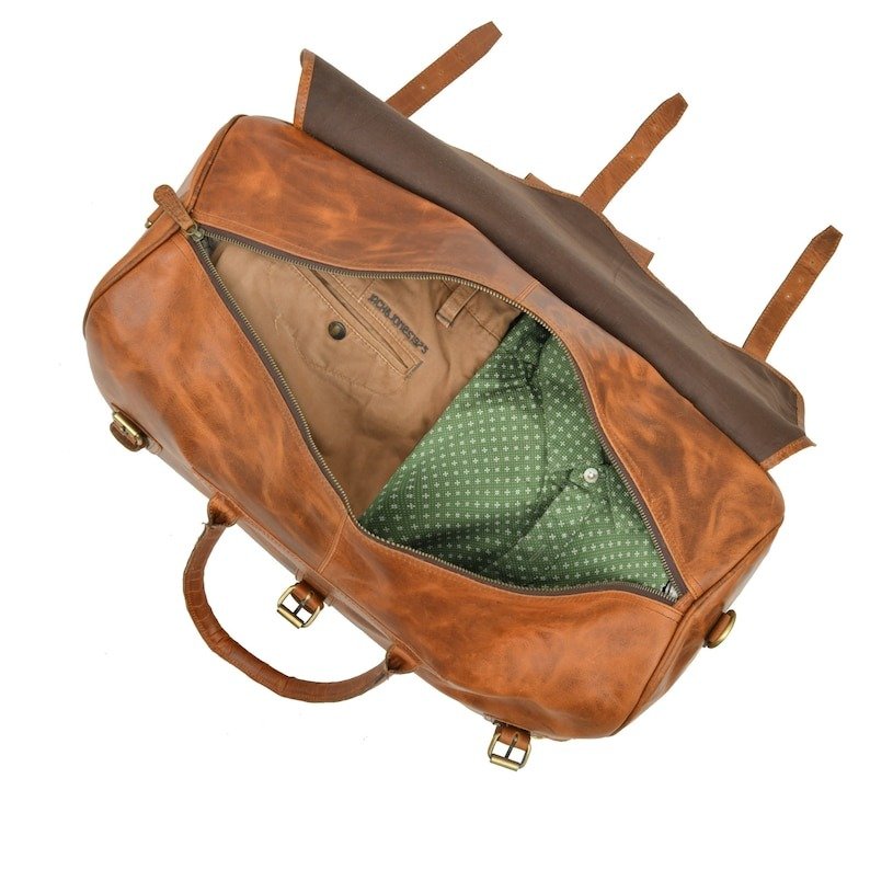 Leather travel bag for men-Handmade Brown Weekender 3 Leather travel bag for men-Handmade Brown Weekender