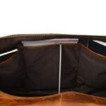 Leather travel bag for men-Handmade Brown Weekender