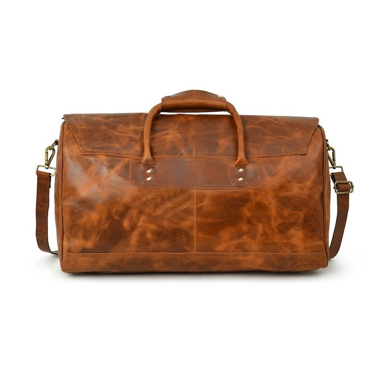 Leather travel bag for men-Handmade Brown Weekender 7 Leather travel bag for men-Handmade Brown Weekender