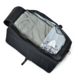 Luxury Personalized Black Leather Duffle-Men’s Travel & Weekend Bag